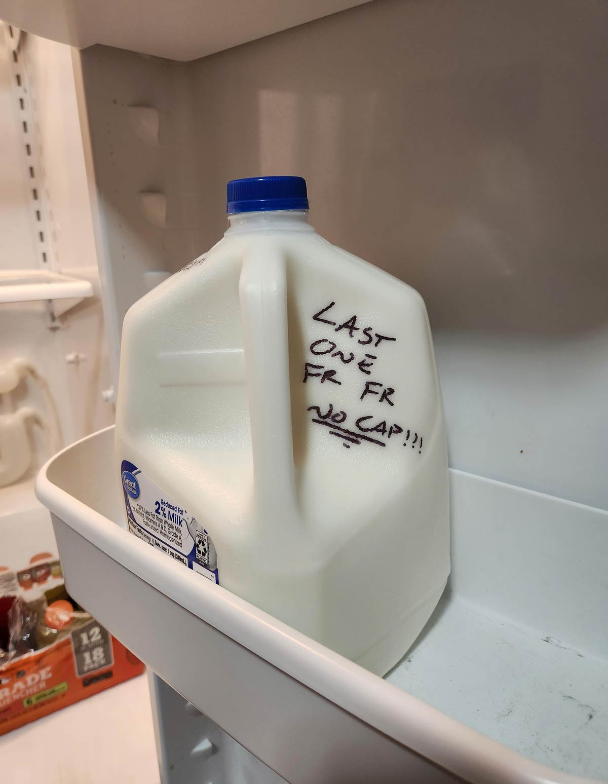 With four kids, I need a way to communicate with them so that we don't run out of milk. So far it's working great