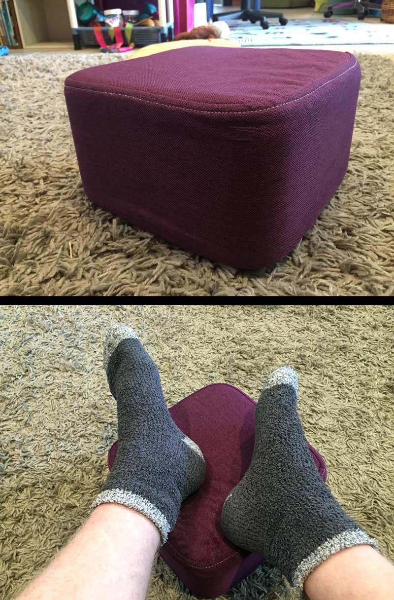 I ordered this "Ottoman" for my wife... Should have double checked the dimensions