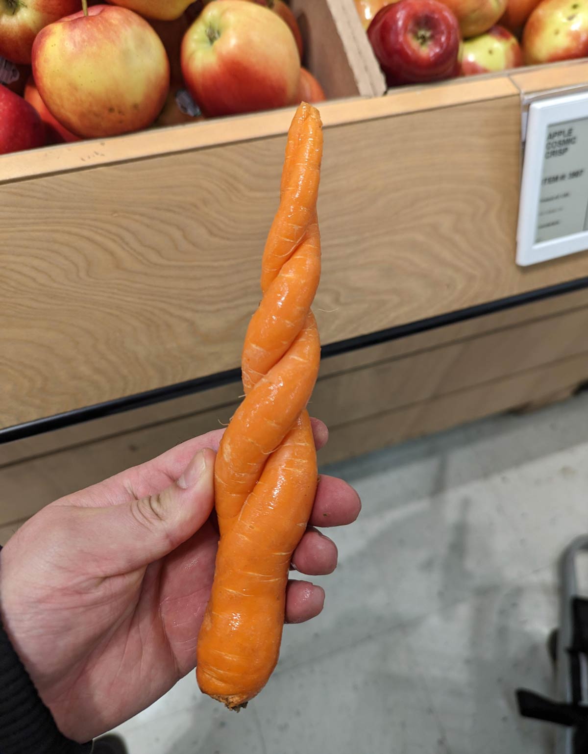 This twisted carrot