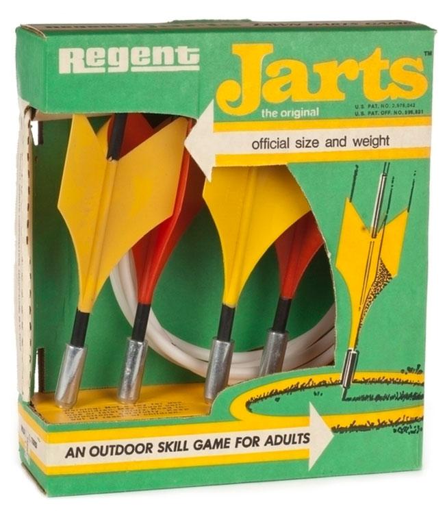Jarts... because why not create a game of sharp metal objects falling from the sky!