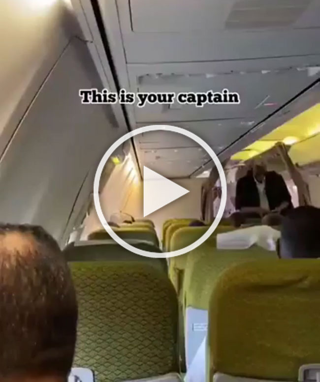 Cool Stuff, Somali Captain Reassuring Passengers