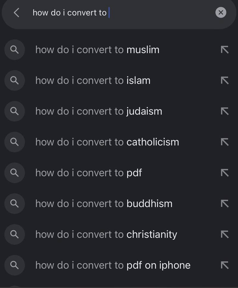 What would you like to convert to