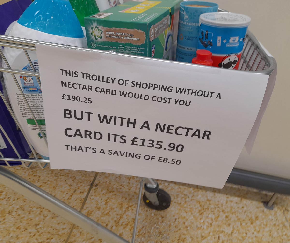 Spotted in my local Sainsbury's - not sure this quite adds up