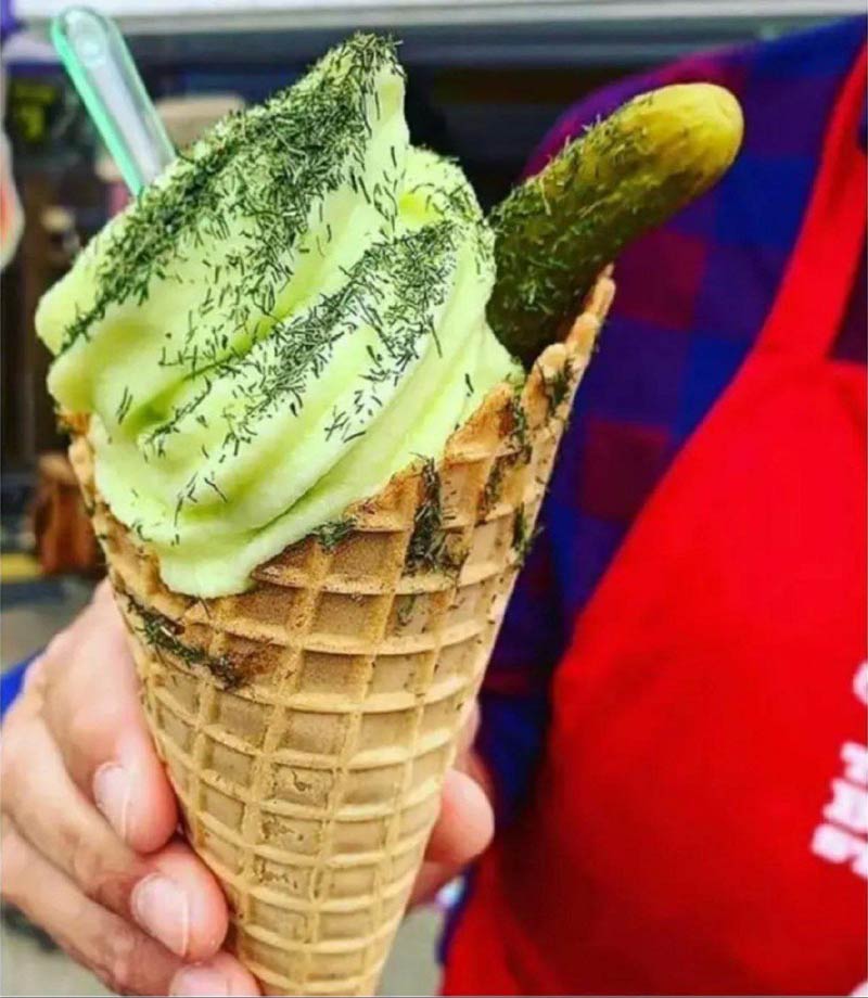 What do you do when your ice cream gets itself into a pickle? Dill with it..