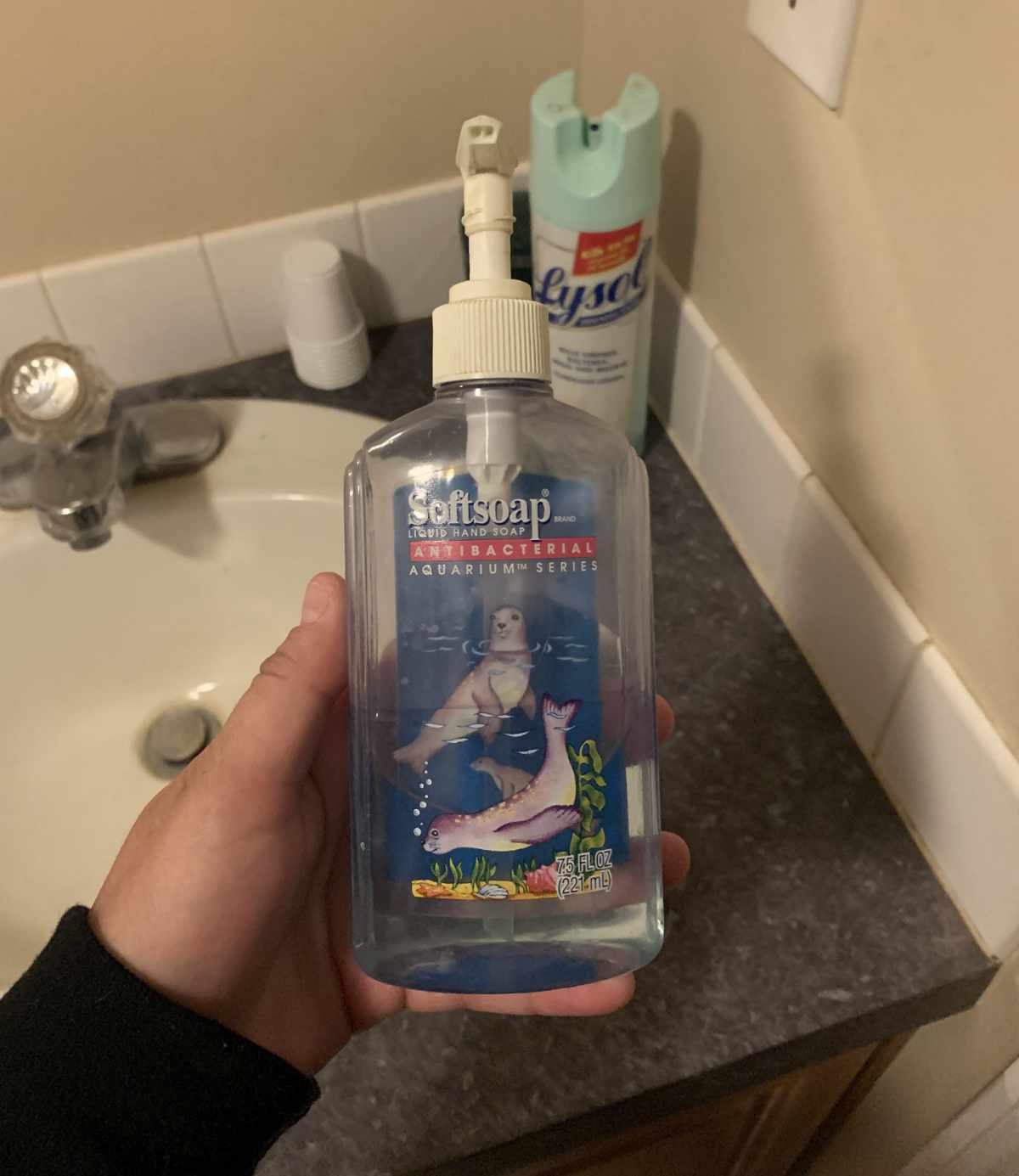 My grandparents have been refilling the same soap container since before I was born. I'm 24