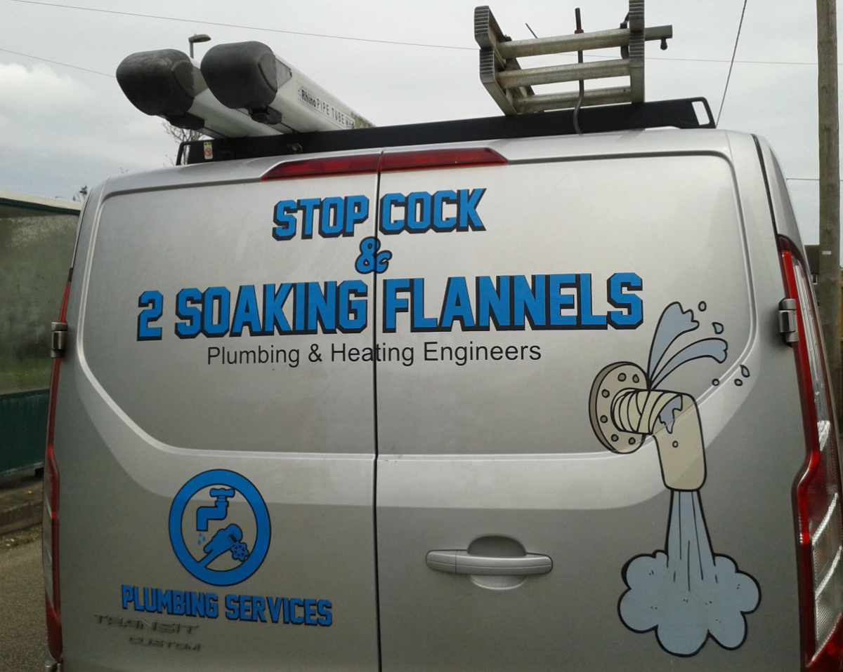 Our local plumber is a Guy Ritchie fan