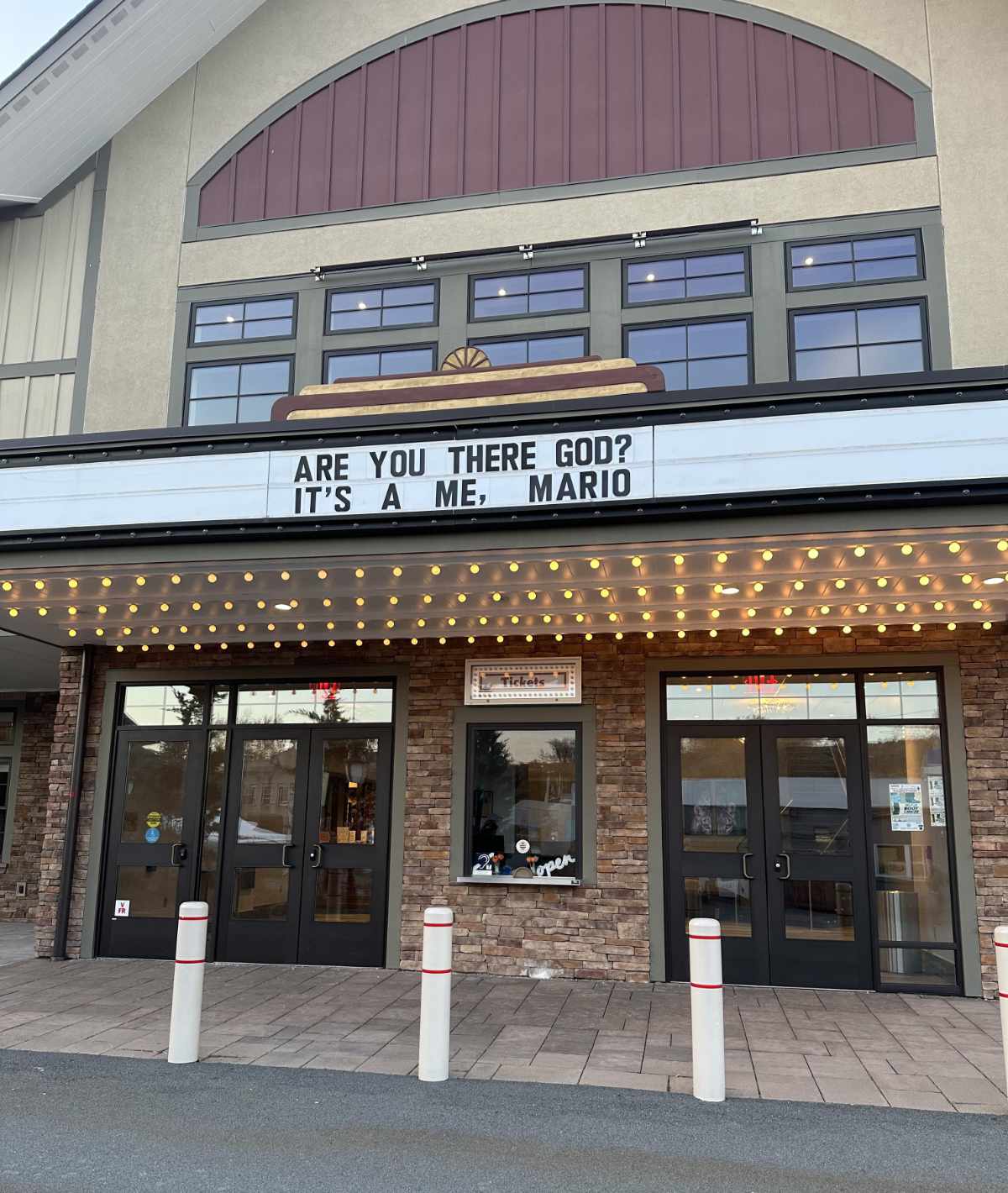 I think my local theater is a little confused