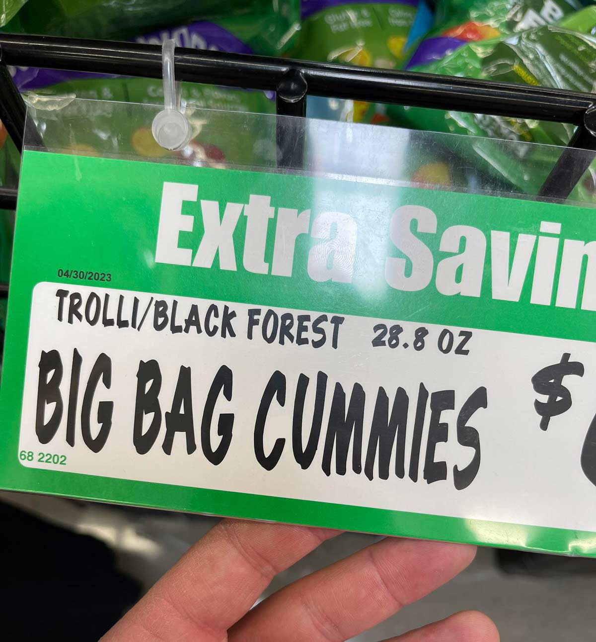I think they labeled these gummies wrong
