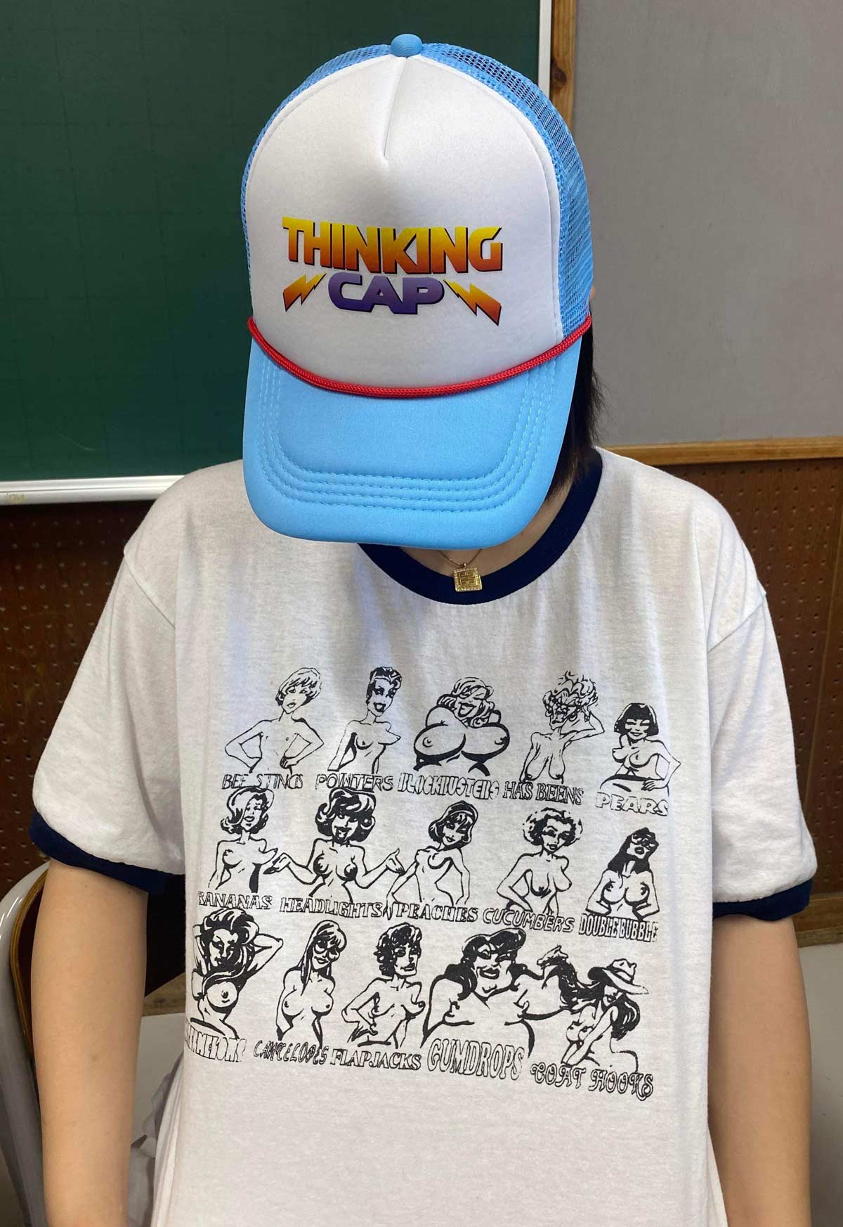 Boob Type shirt worn by one of my students at a Japanese university