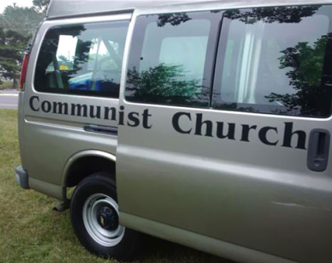 Have you been to a Communist Church before?