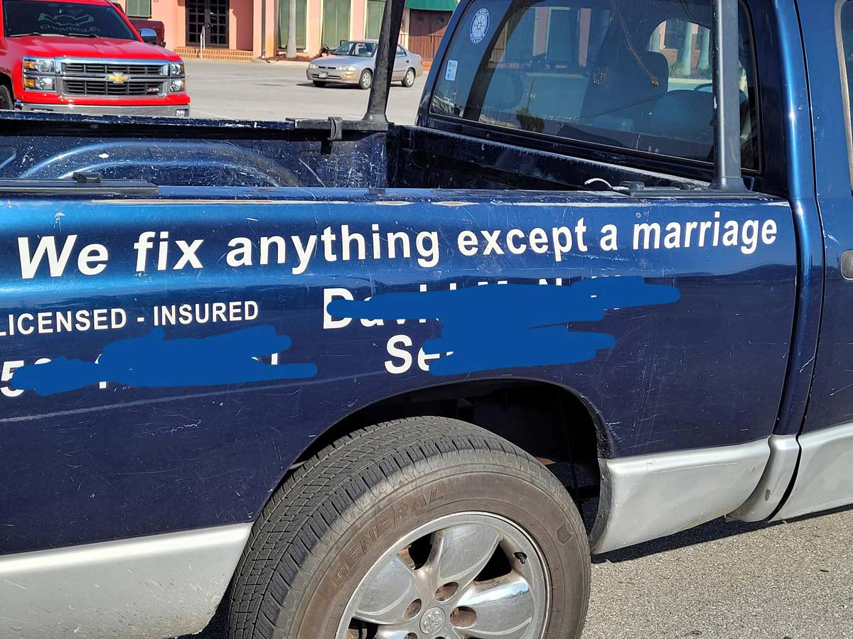 We fix anything...