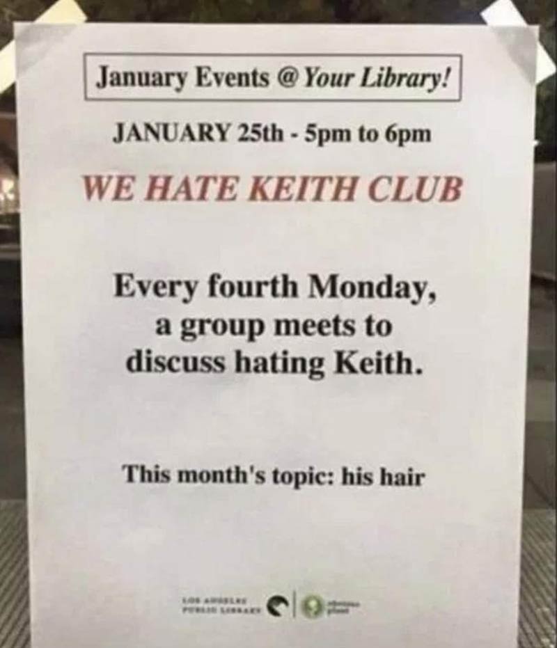 Screw you, Keith!