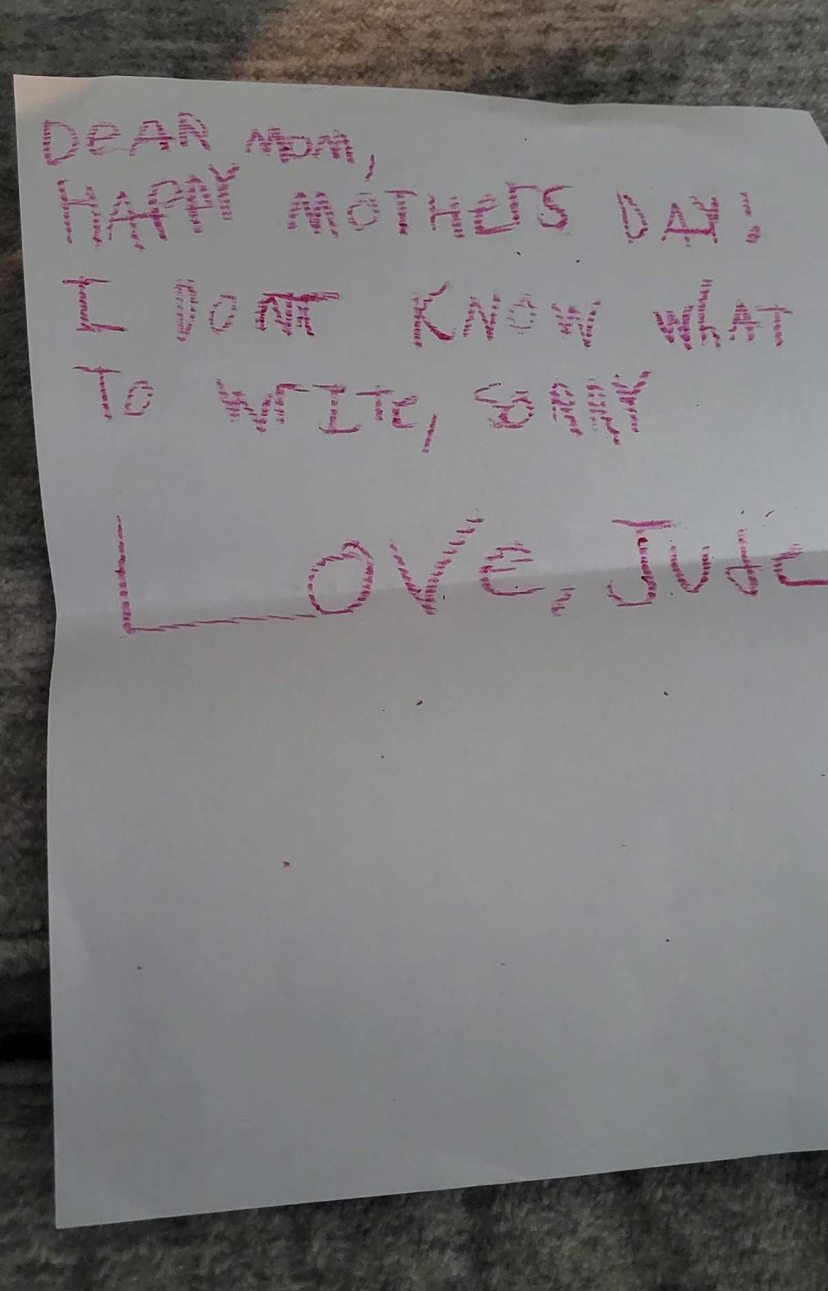 The love my 10-year-old has for me is unparalleled