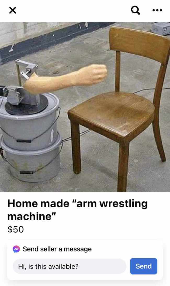 DIY Arm wrestling machine
