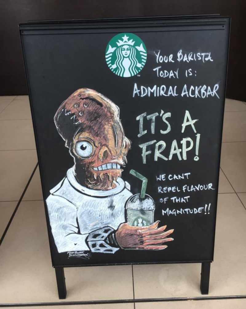 At my local Starbucks
