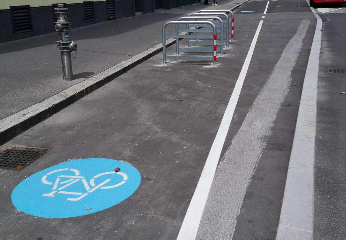 My city recently installed new bicycle racks, we now have Hurdle Cycling...