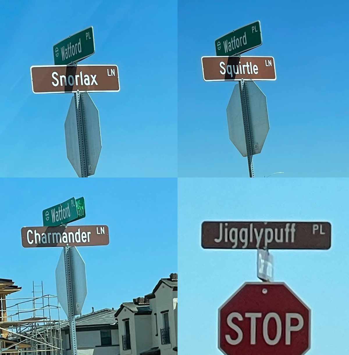 These street names in a new suburb development in Las Vegas