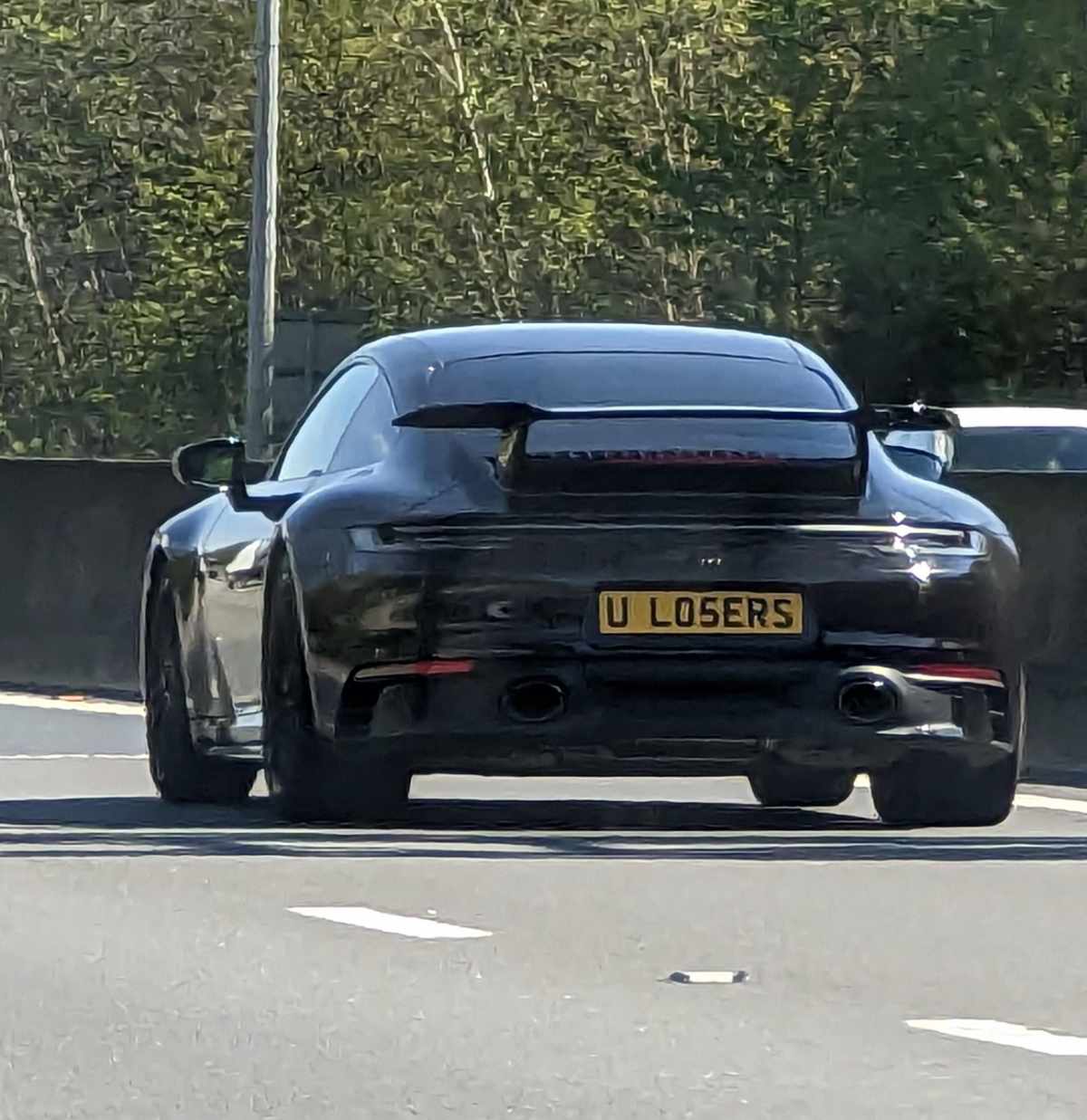 Saw this number plate on the way to London