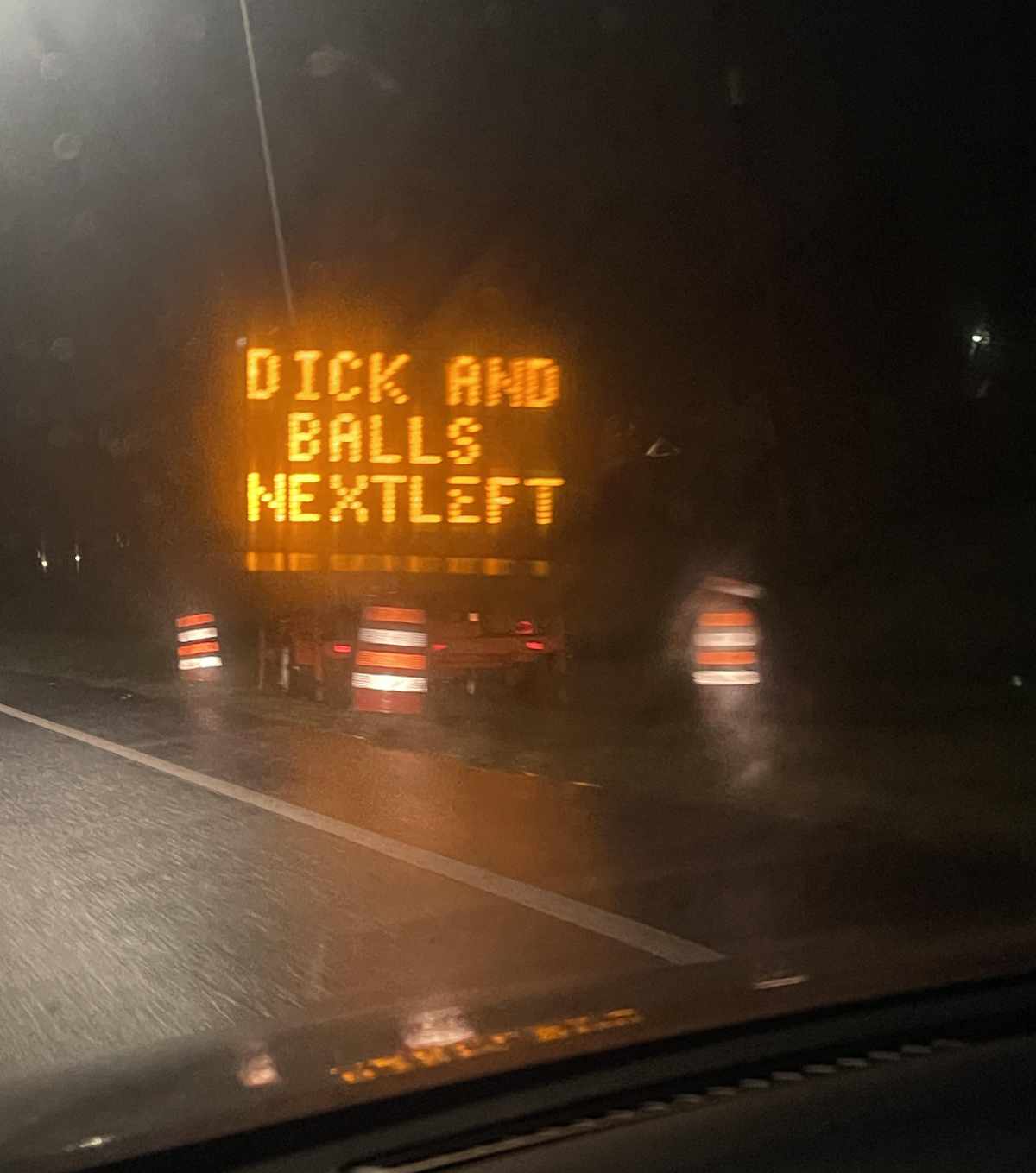 Driving to work at 3am and saw this!