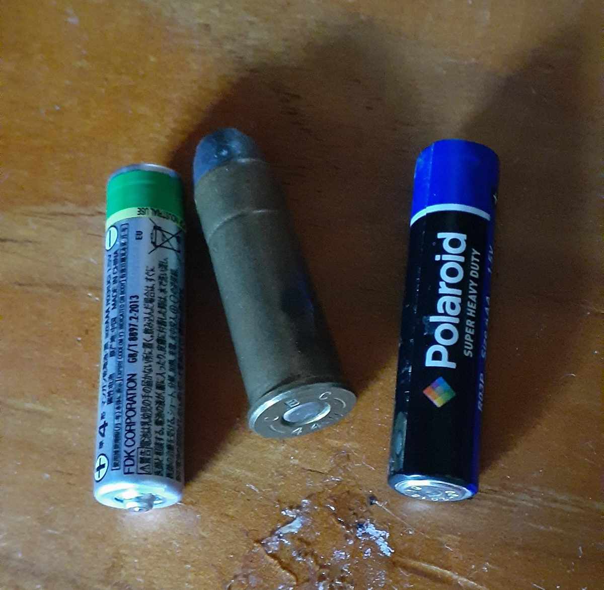 My Nanna needed help fixing her remote. I asked her to grab some batteries, and she came back with these