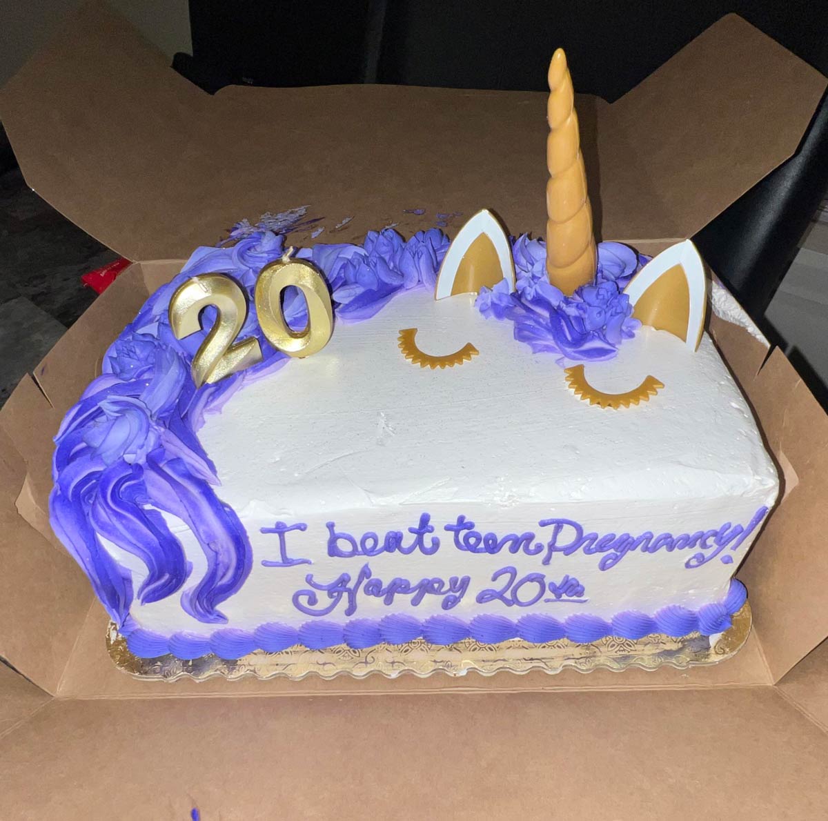 My 20th birthday cake