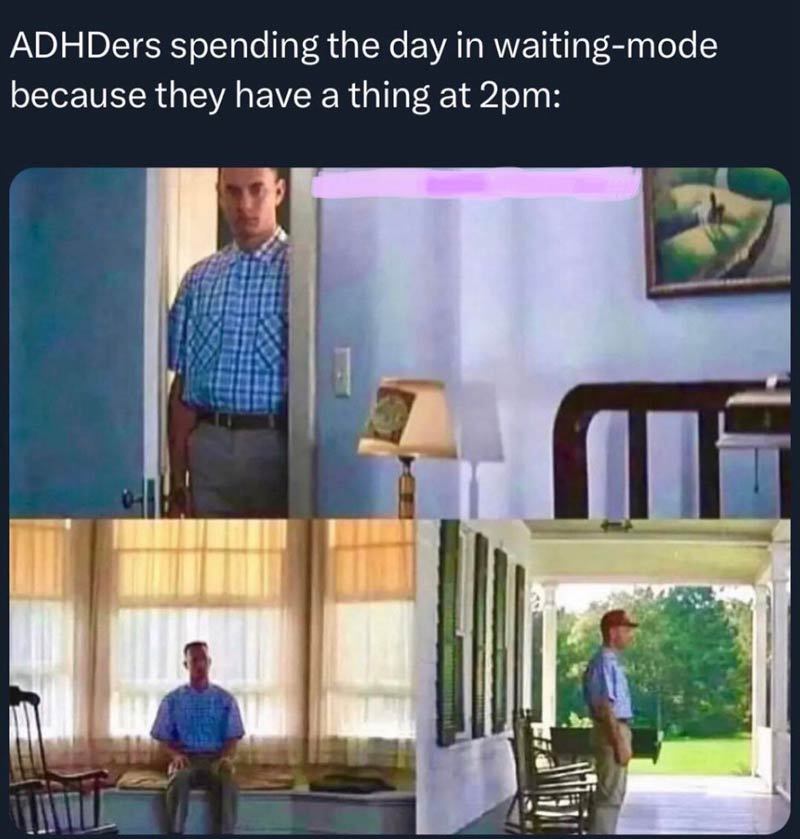 ADHD waiting mode