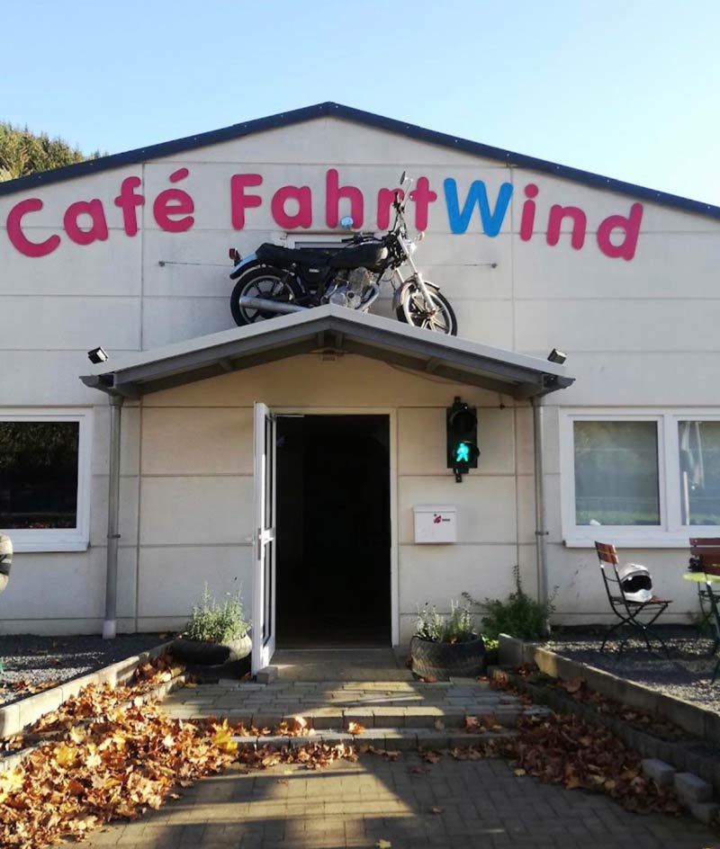 This smelly cafe near the Nürburgring in Germany