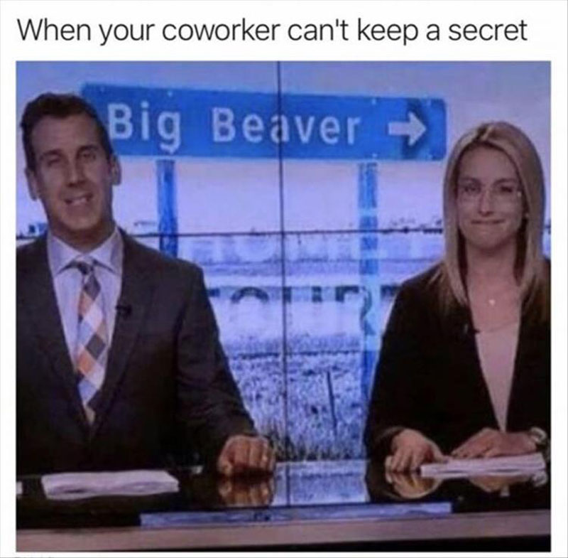 Can't keep a secret