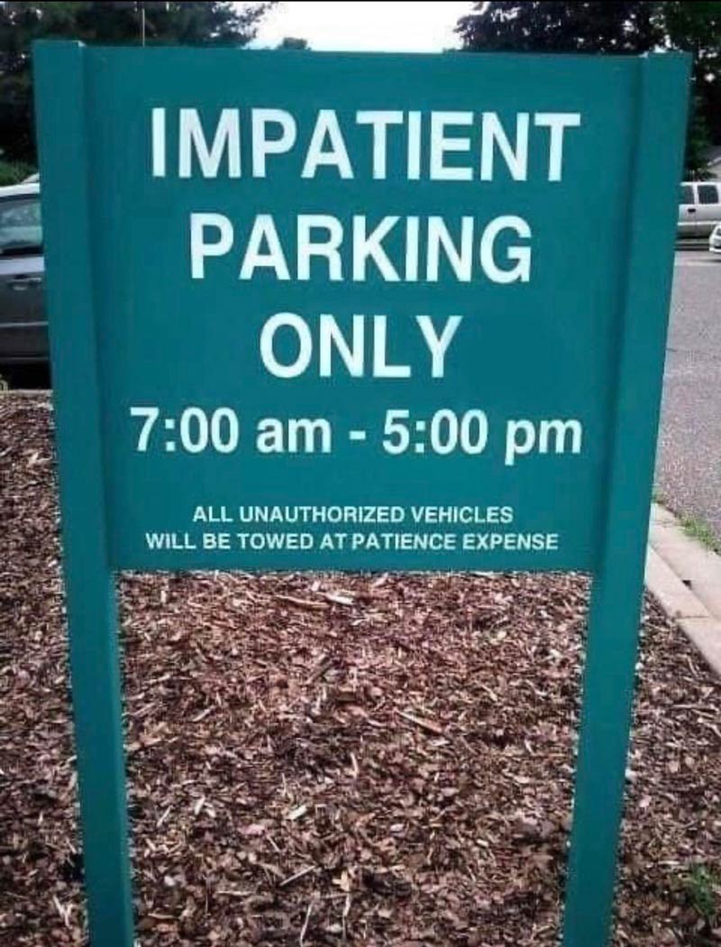 I NEED TO PARK RIGHT NOW!