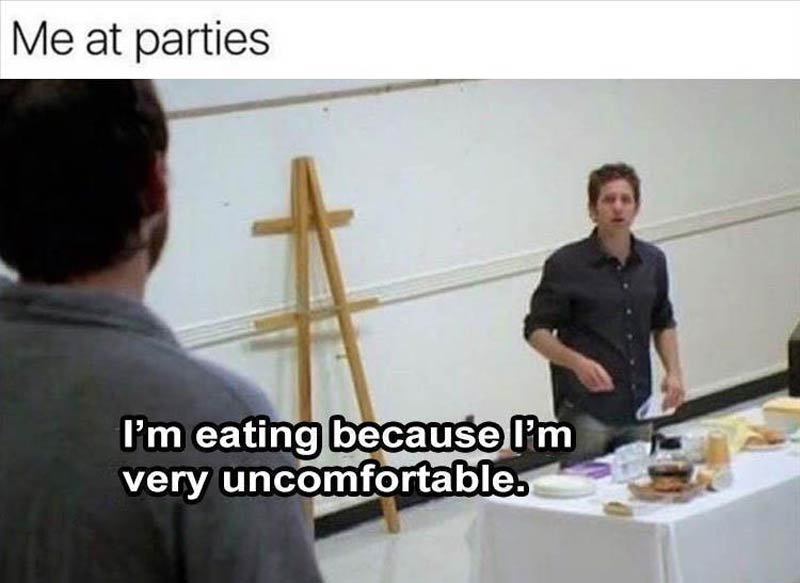 Me at parties
