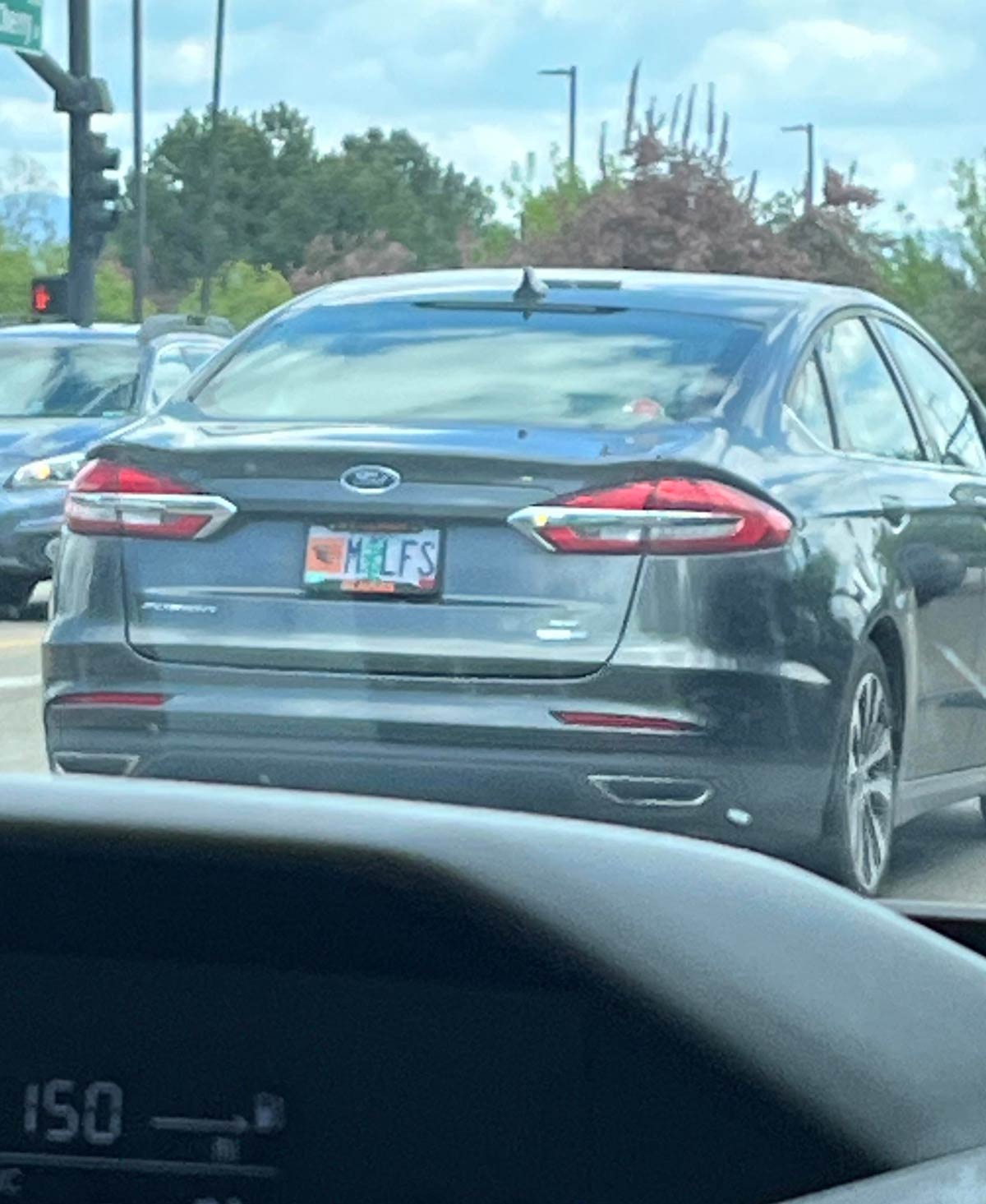 Creative use of the tree in this license plate we saw a few days ago