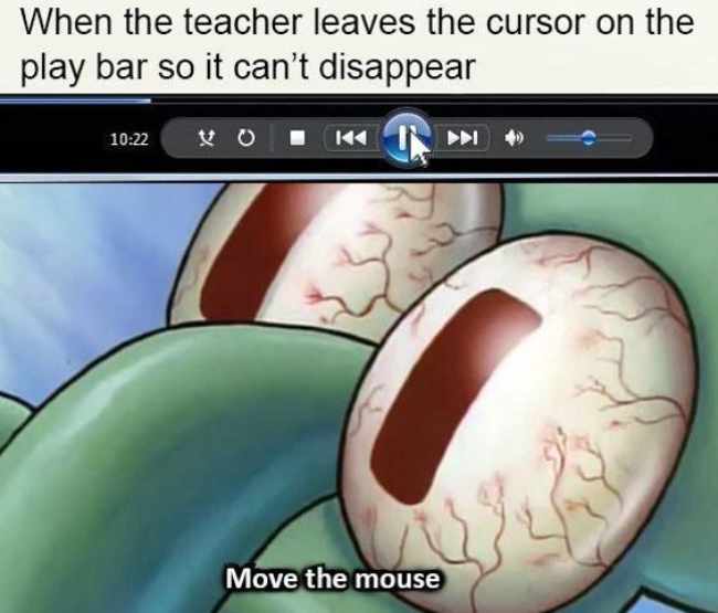 Move the mouse