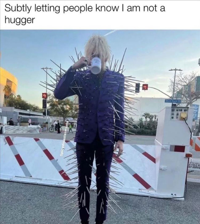 Not a hugger
