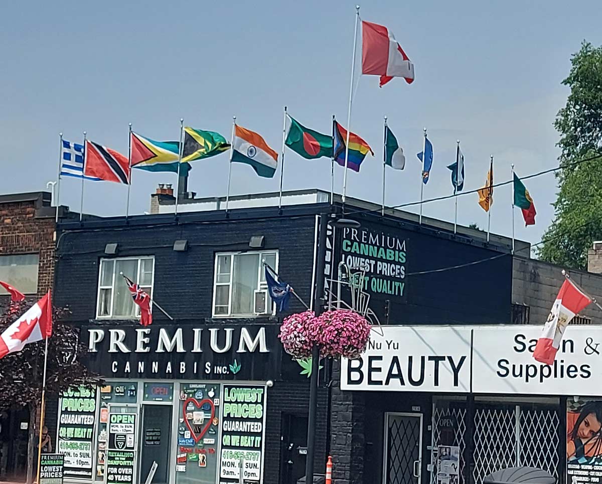 Turns out UN headquarters is a weed shop in Toronto