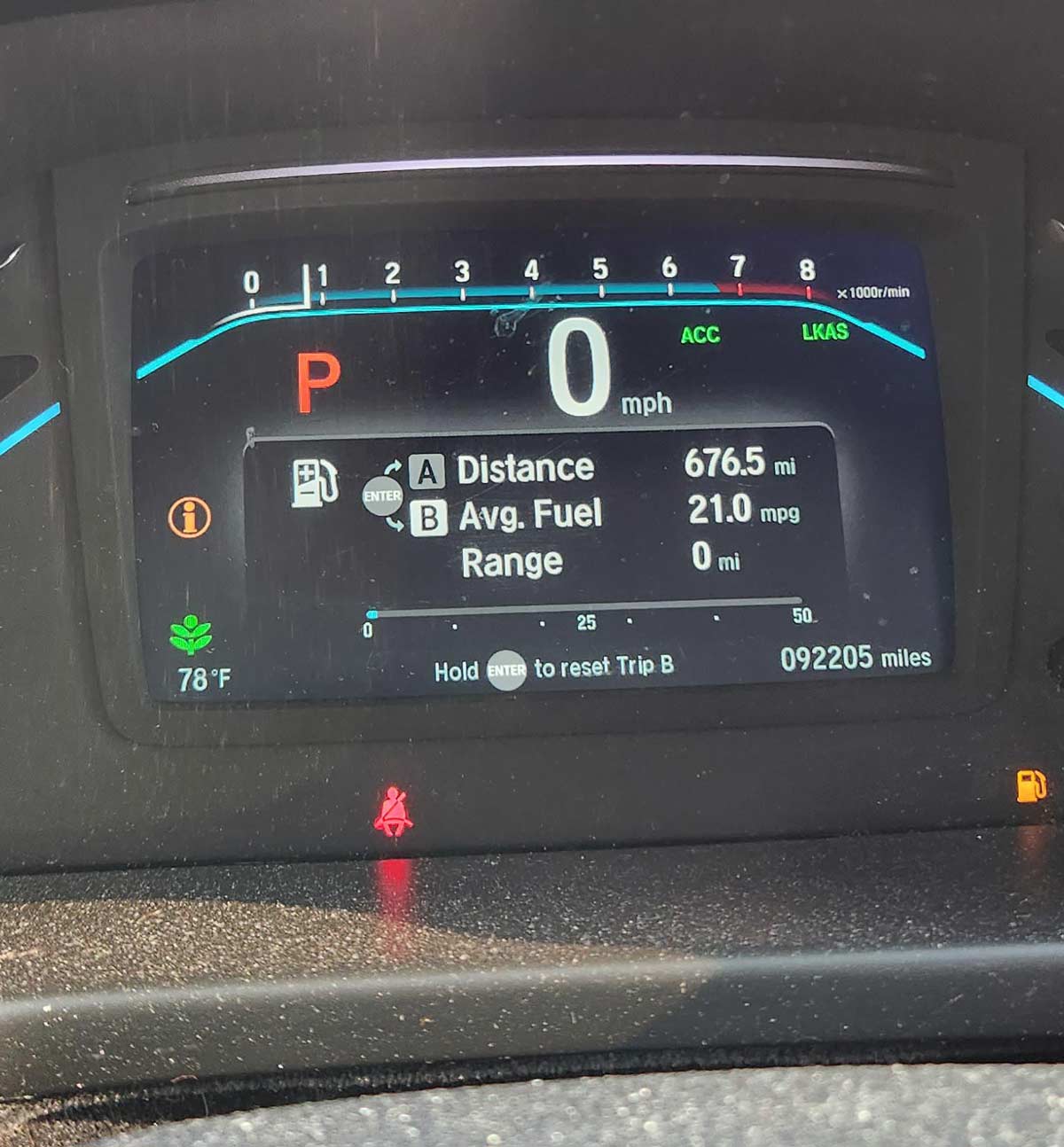 Wife says we need to get gas when we leave