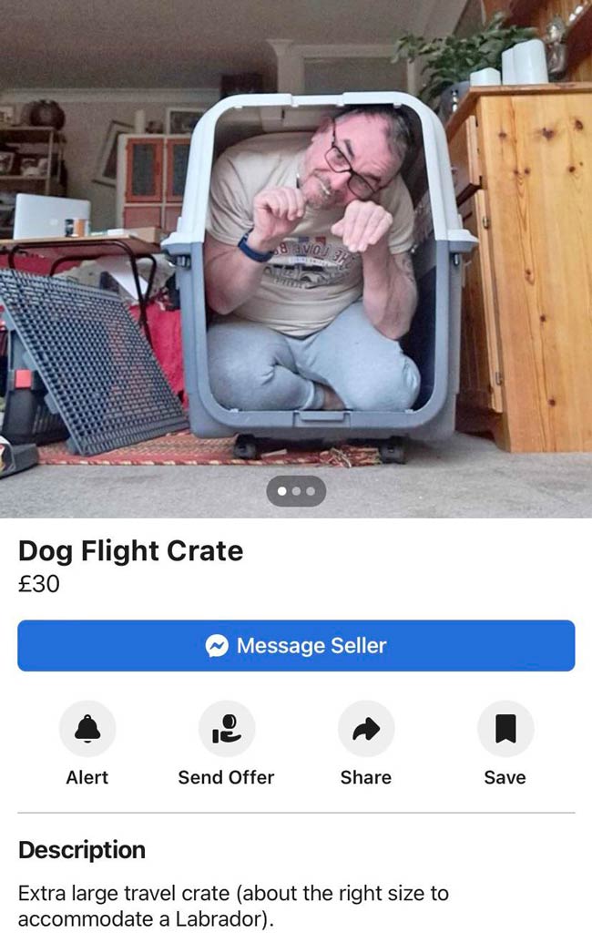 Anyone need a crate?
