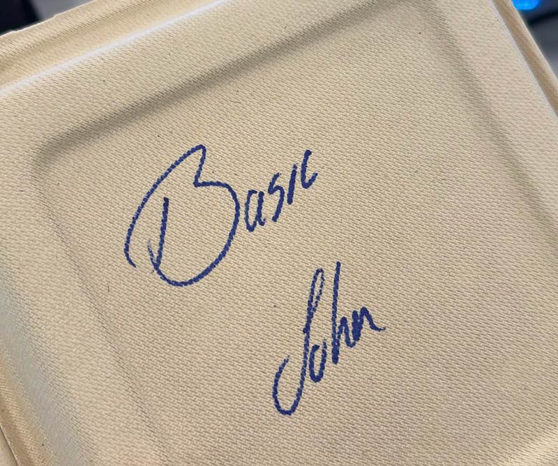 Got my food delivery. They could have just put John.