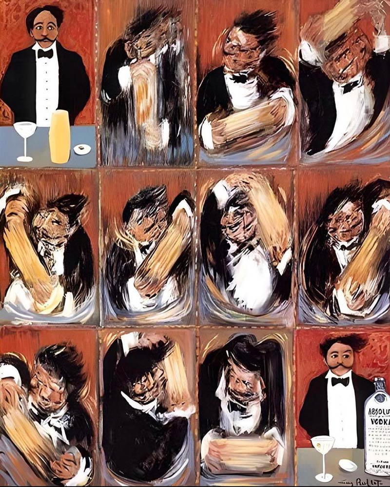 The making of the perfect martini by Guy Buffet (2000)