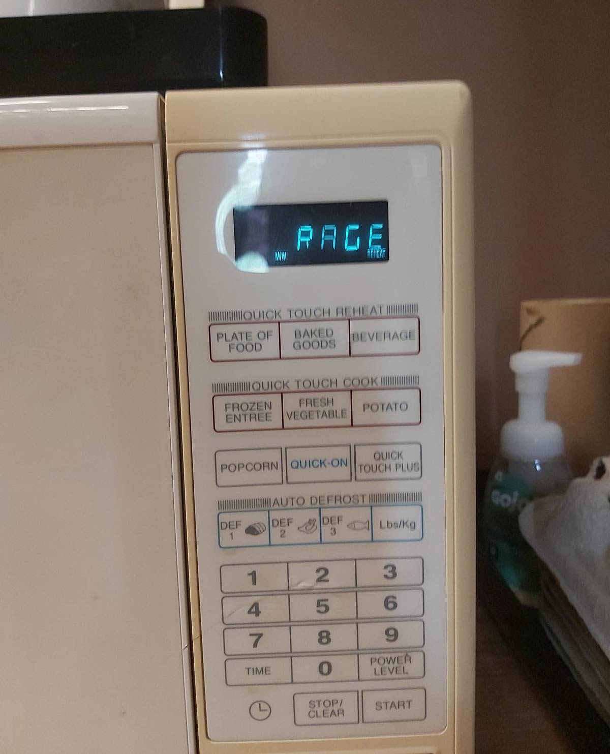 I think I'll avoid the office microwave today...