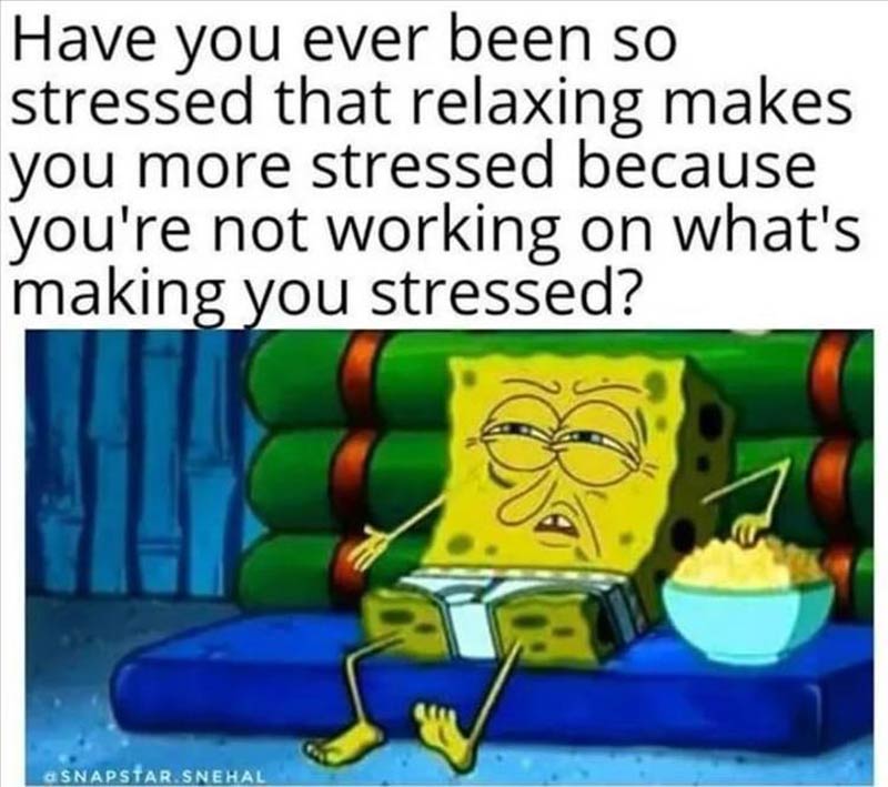Have you ever been so stressed