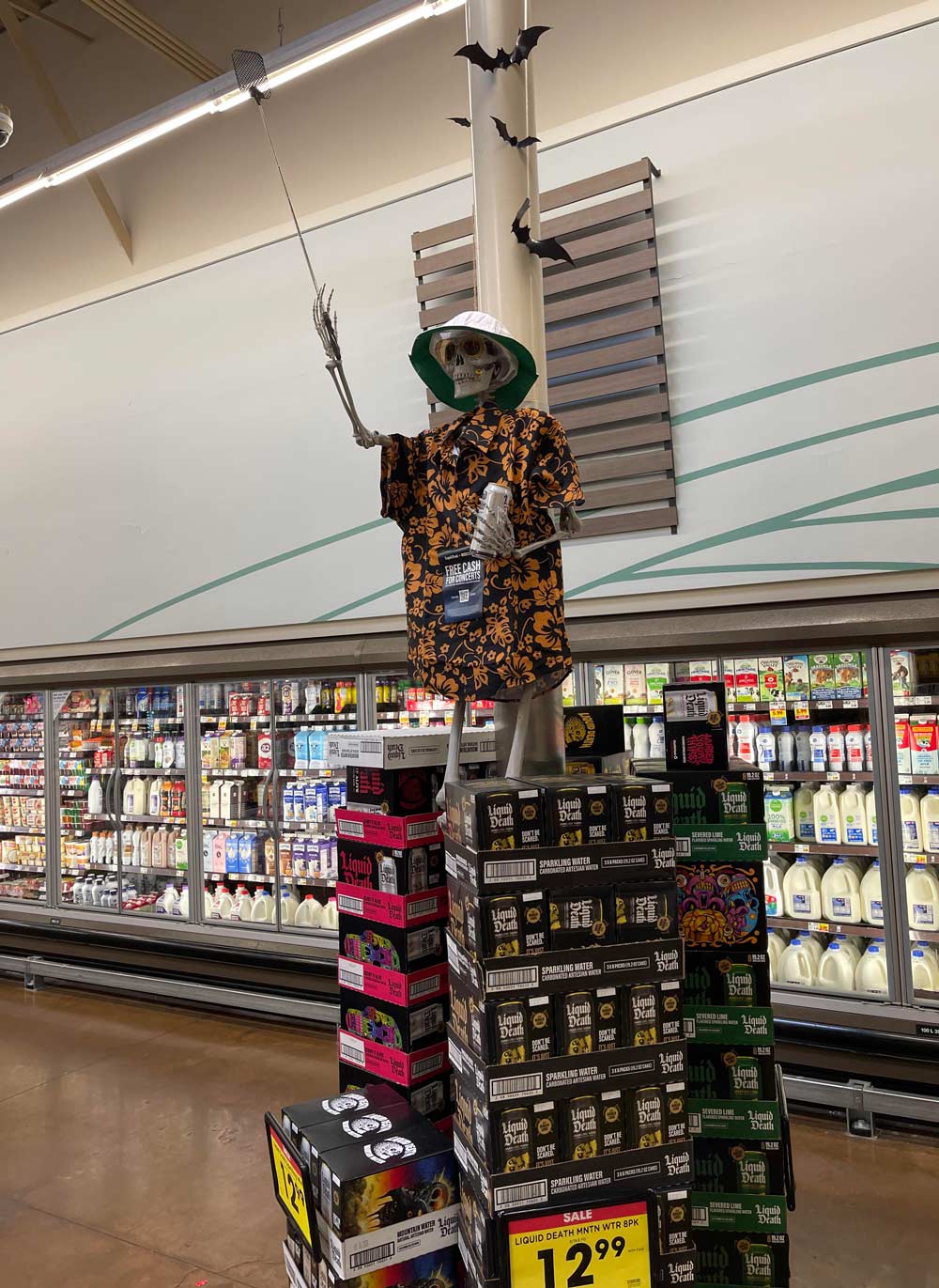We can't stop here, this is bat country. Seen at Ralphs market this morning