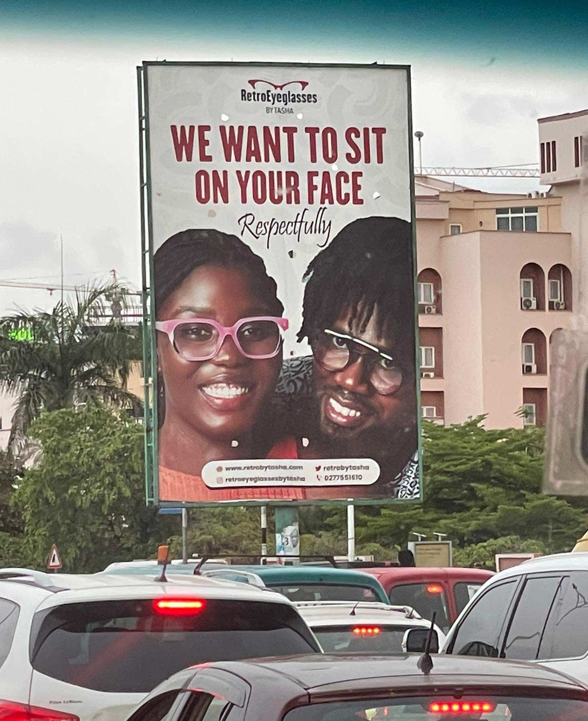 Billboard in West Africa