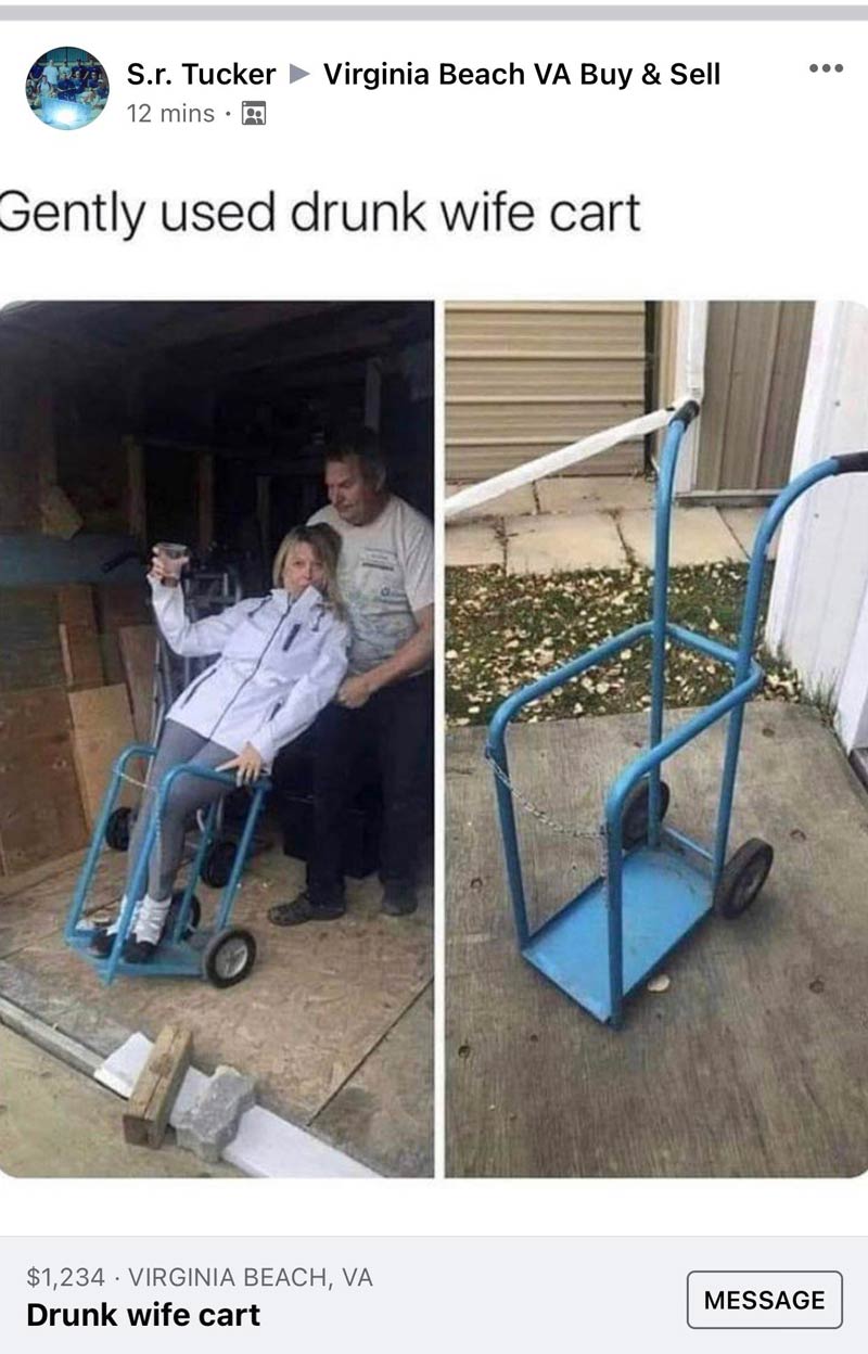 Drunk Wife Cart 