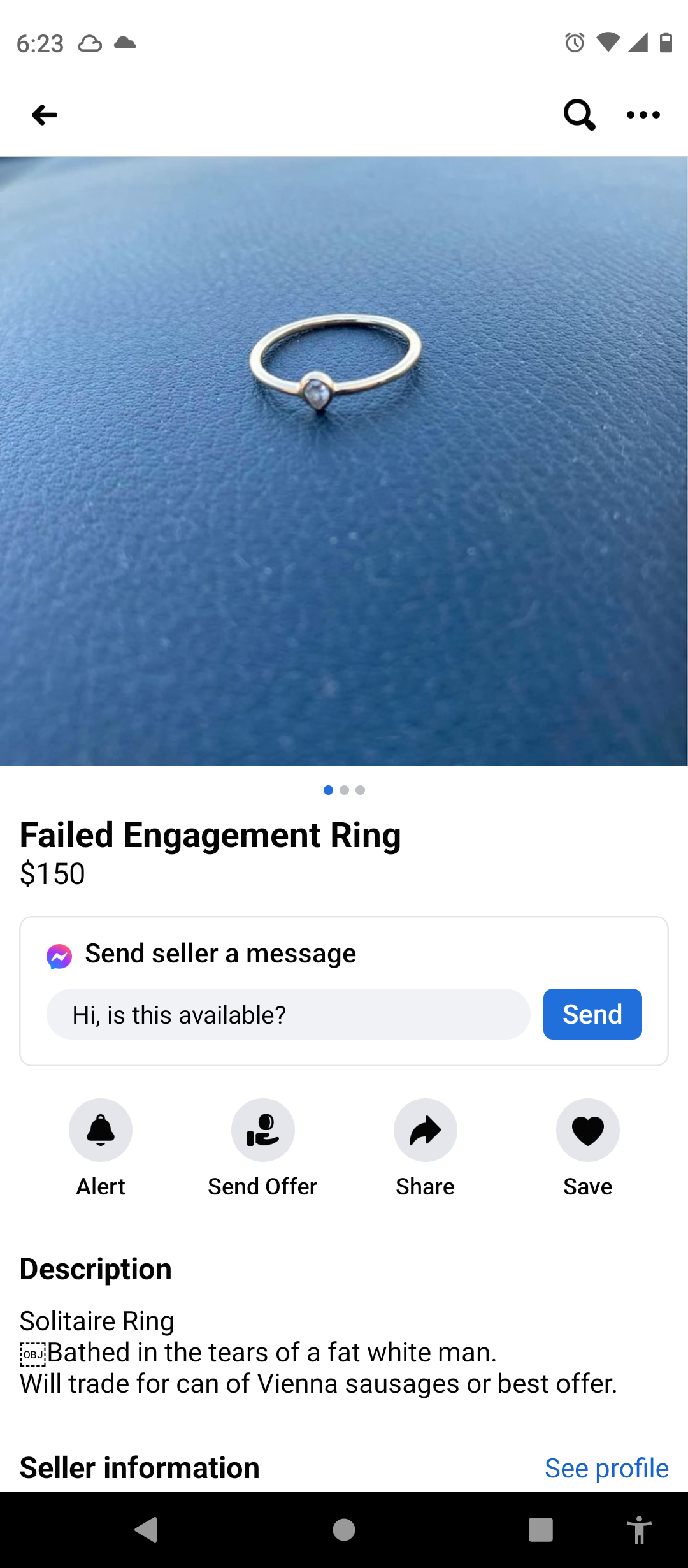 Failed Engagement Ring
