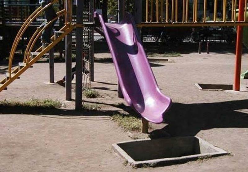 The slide to hell