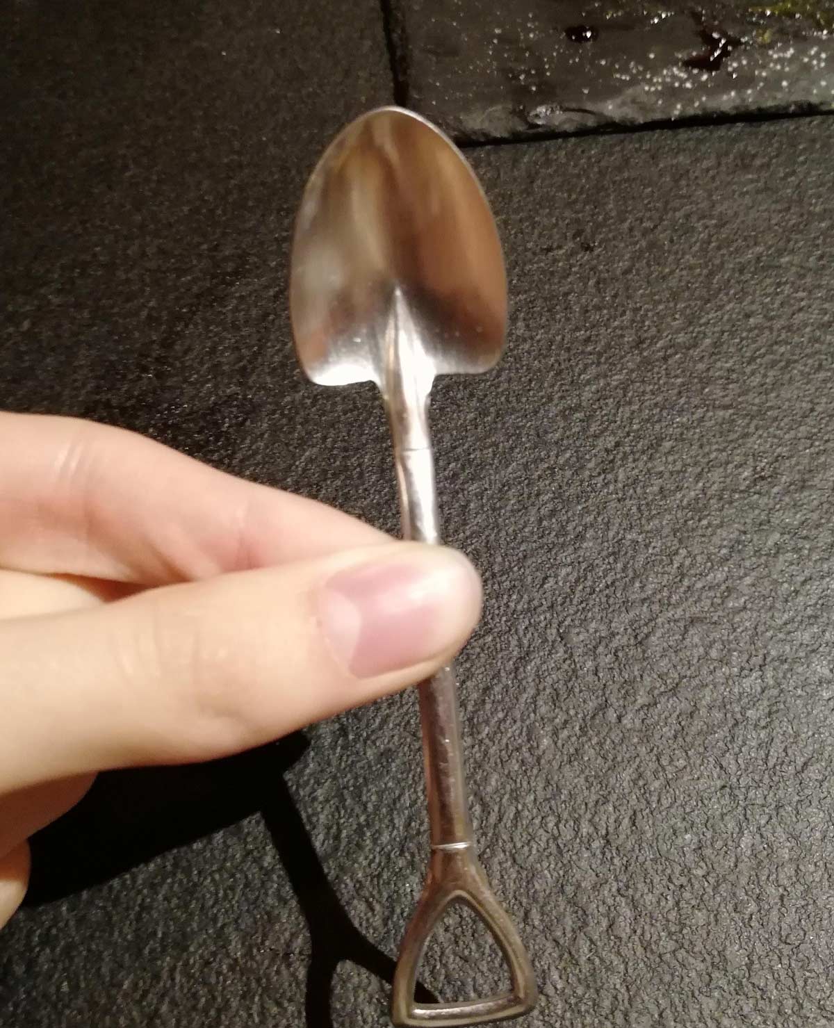 The dessert spoon at a Japanese restaurant in my home city