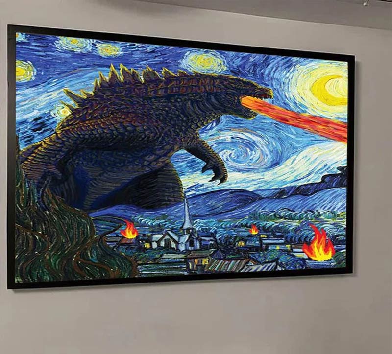 Godzilla Starry Night