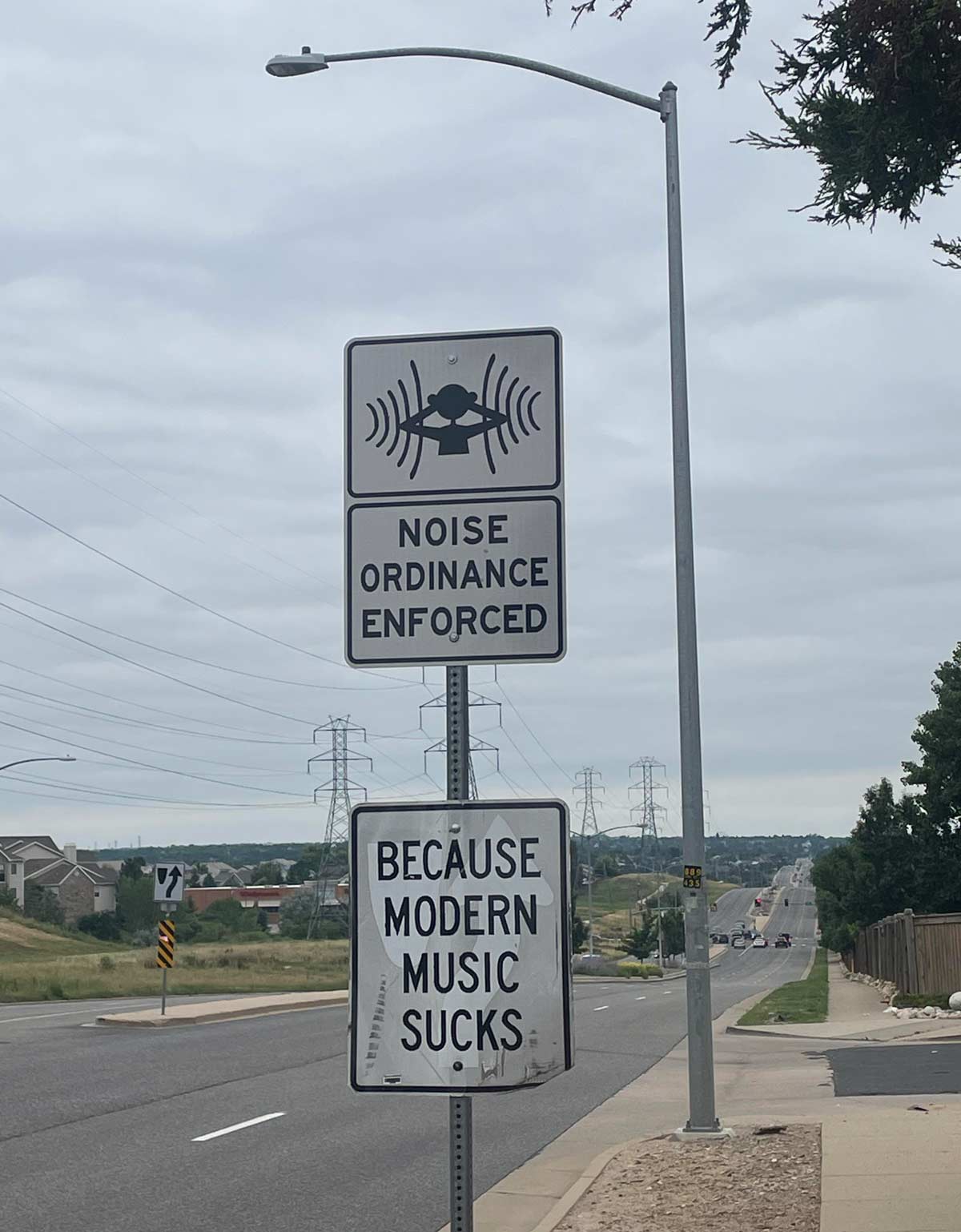 Sign in my neighborhood