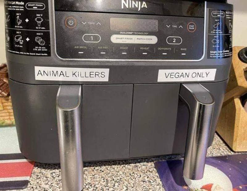 The thing I love about vegans is how they don’t judge