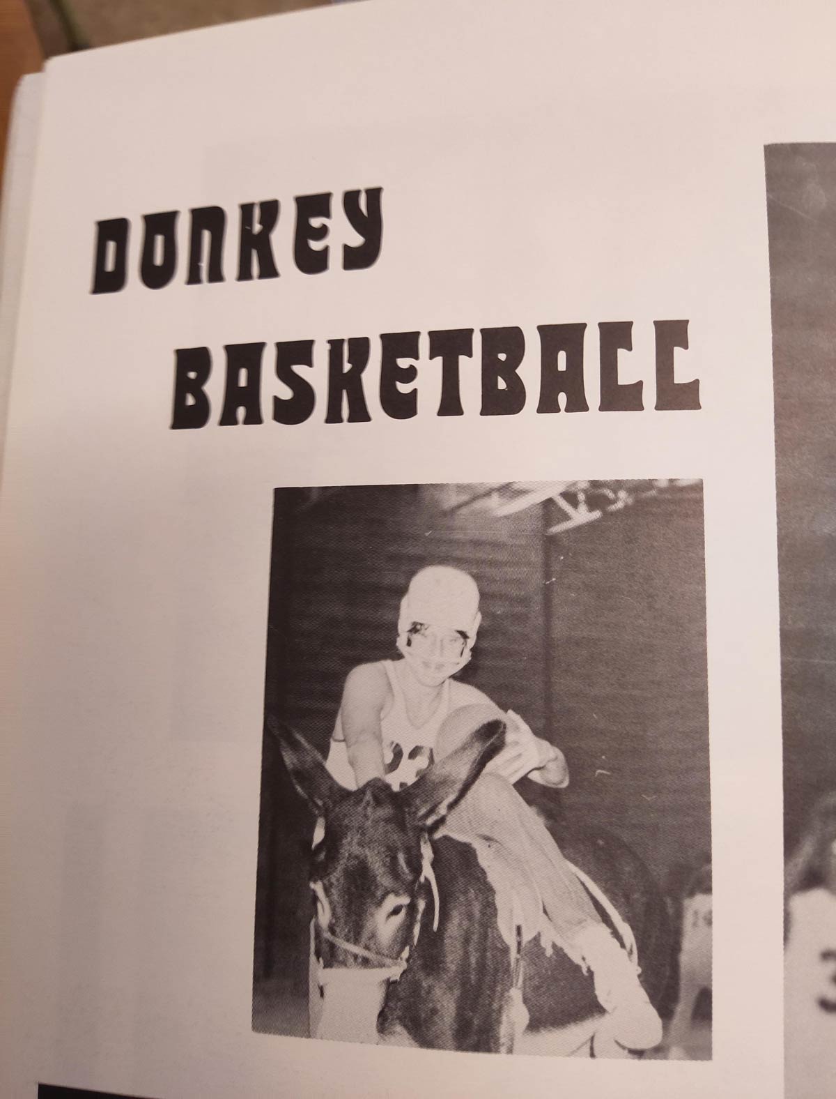 Of course this was a sport at my high school in the 70s